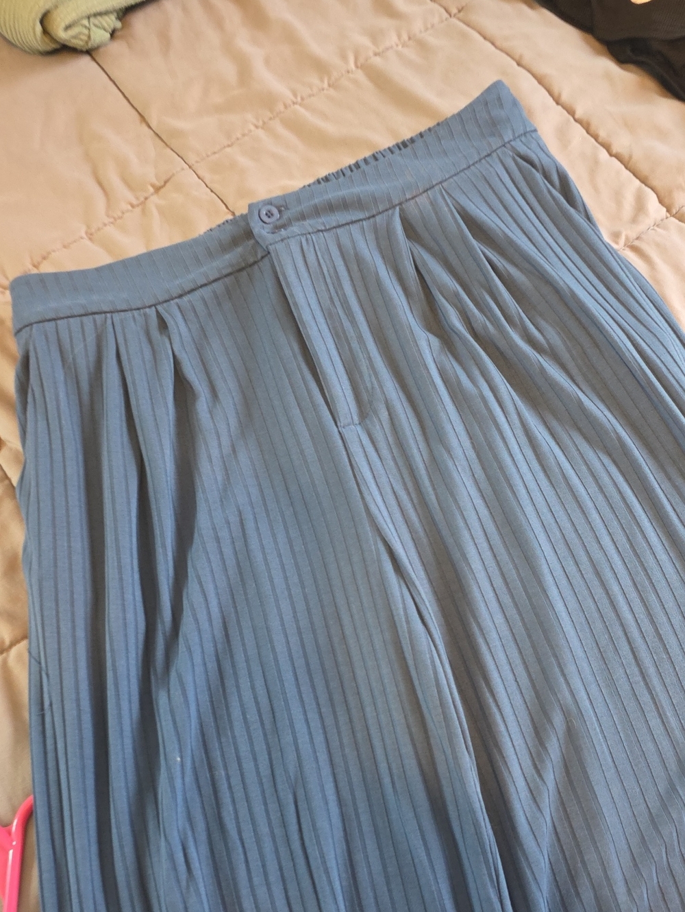 Wide Leg Pants In Blue